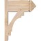 Ekena Millwork Merced Arts & Crafts Smooth Outlooker, Douglas Fir, 7 1/2"W x 16"D x 20"H OUT08X16X20MRC03SDF - alternate 2